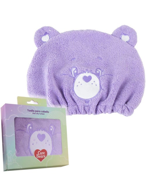 Turbante per capelli bambino Bisounours in microfibra: asciugatura rapida - Kiabi