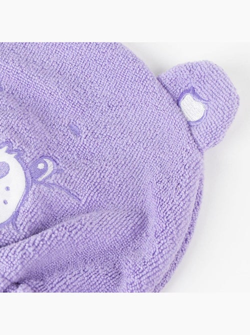 Turbante per capelli bambino Bisounours in microfibra: asciugatura rapida - Kiabi