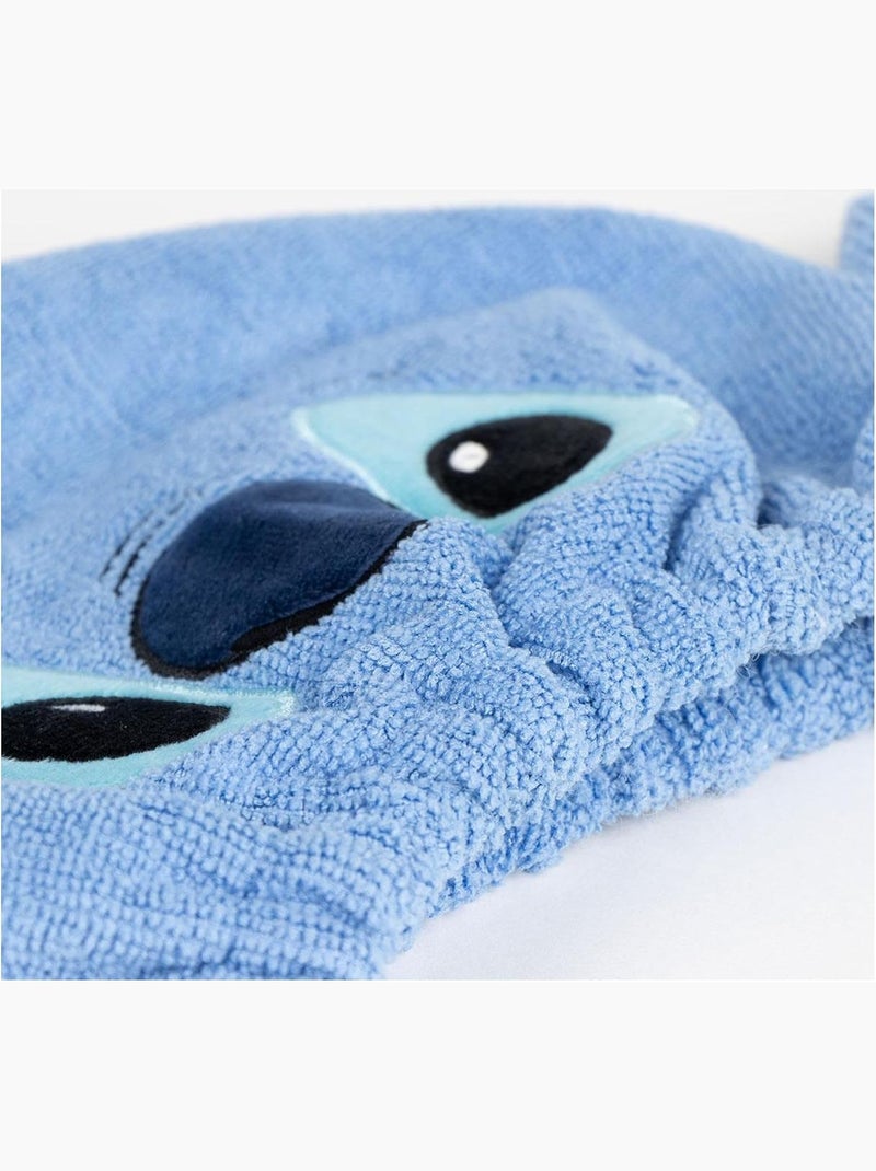 Turbante per capelli bambino Stitch microfibra blu: asciugatura rapida Multicolore - Kiabi