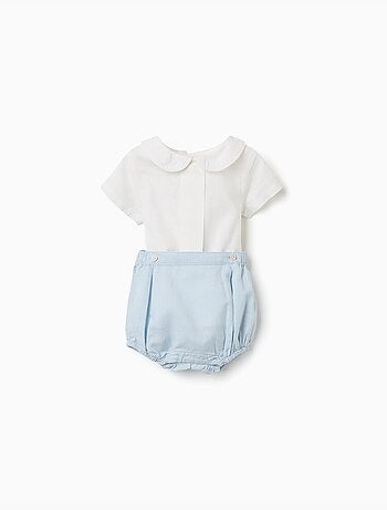 Tuta 2-in-1 in cotone e lino