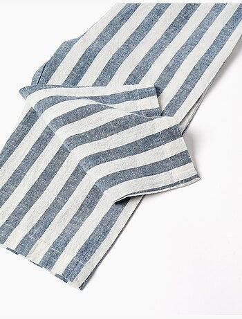 Tuta a righe in cotone e lino You&Me