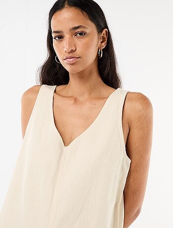 Tuta ampia senza maniche