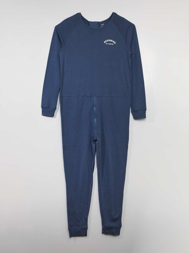 Tuta con apertura con zip - So Easy BLU - Kiabi