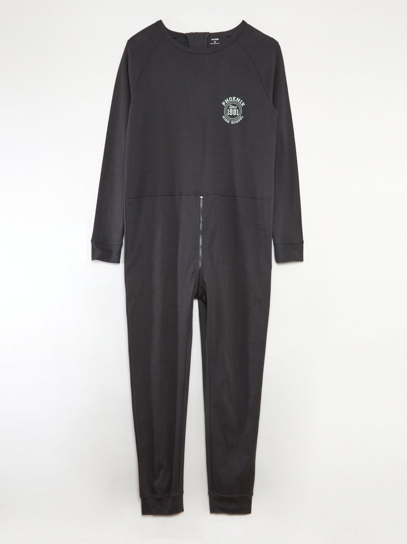 Tuta con apertura con zip - So Easy GRIGIO - Kiabi