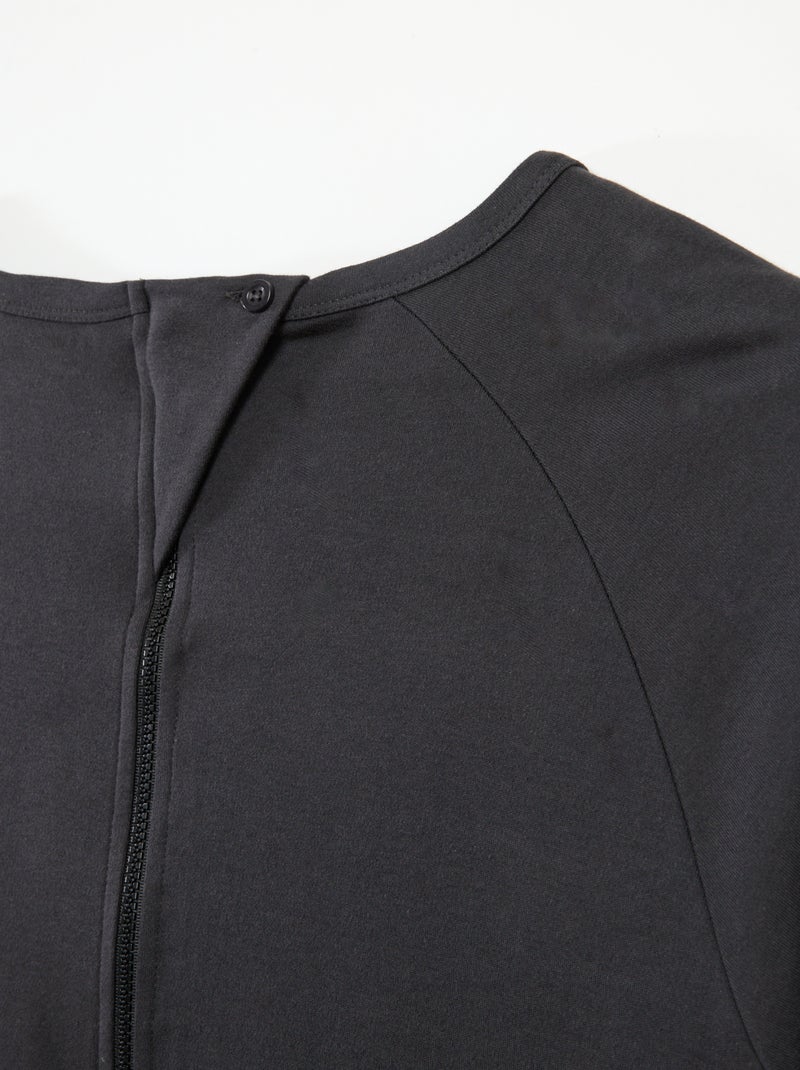 Tuta con apertura con zip - So Easy GRIGIO - Kiabi