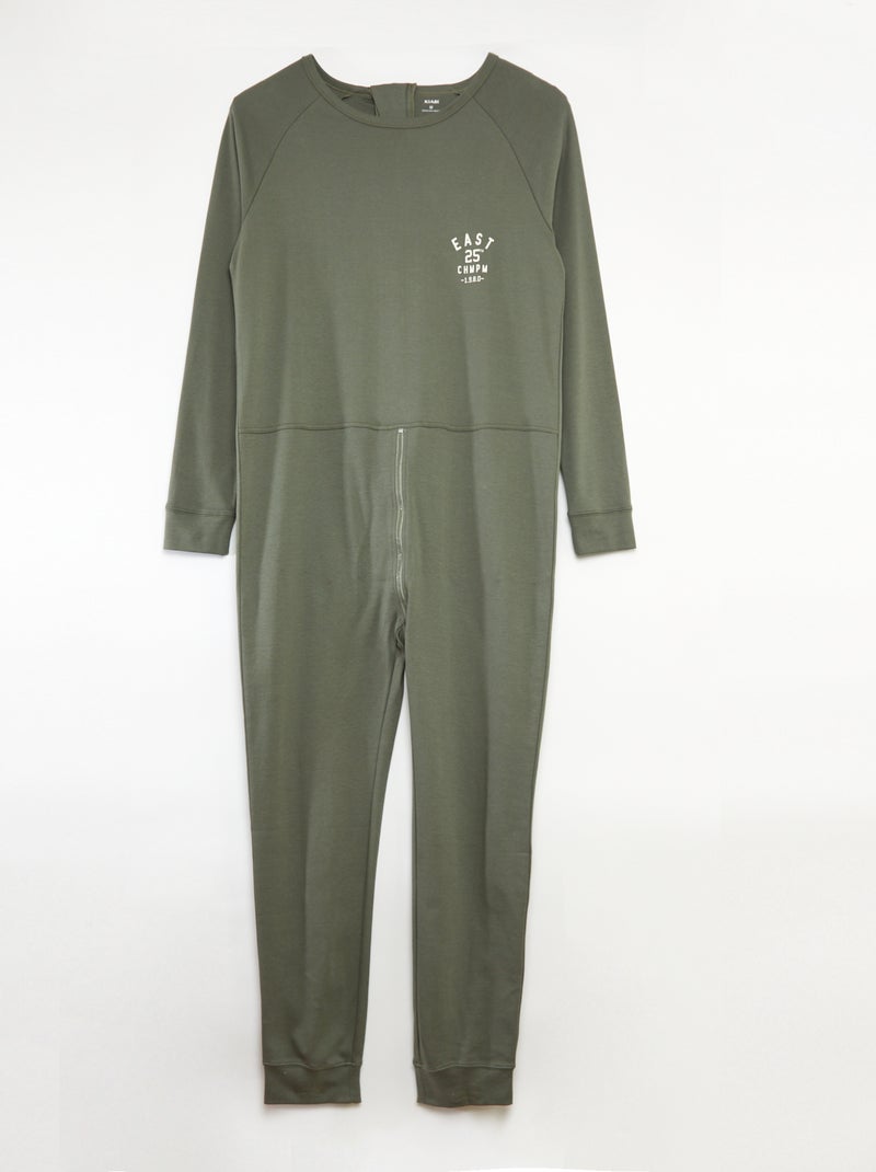 Tuta con apertura con zip - So Easy GRIGIO - Kiabi