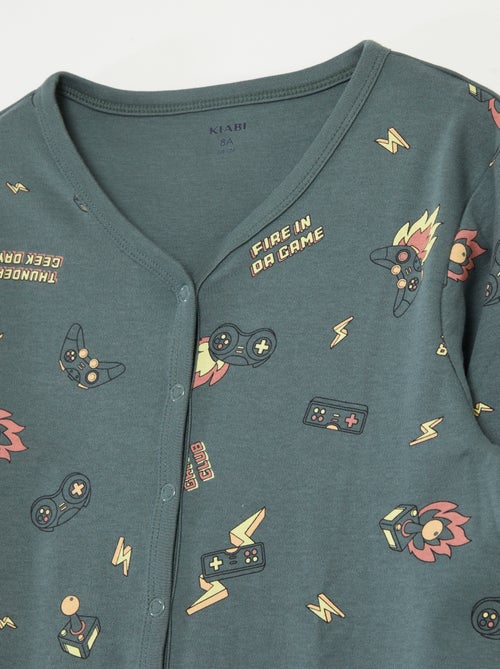 Tuta con bottoni a pressione - collezione facile da indossare - Kiabi