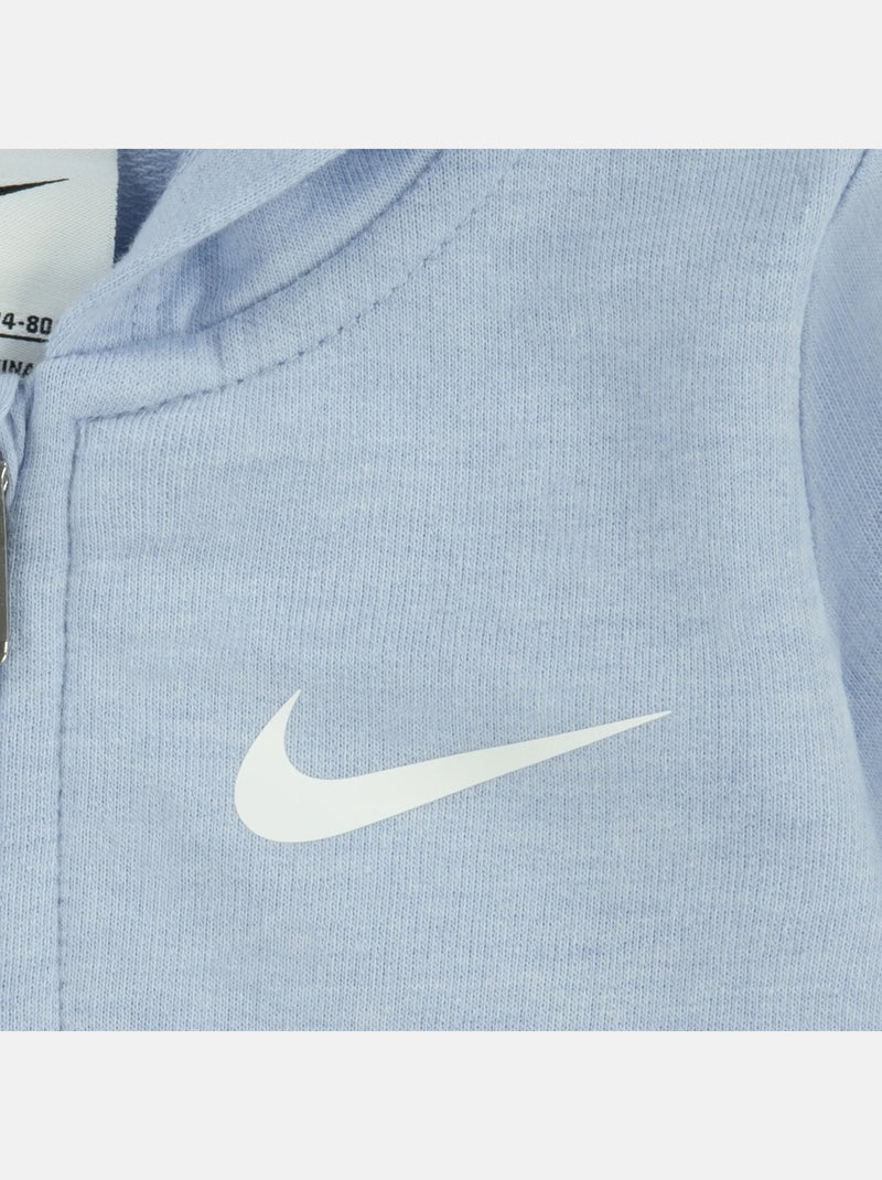 Tuta con cappuccio e cerniera - nike Blu - Kiabi