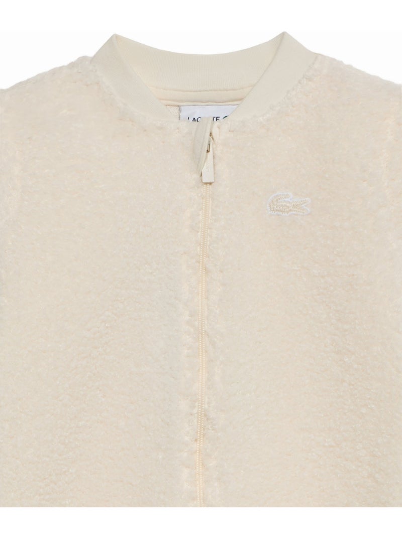 Tuta con cerniera - lacoste Crema - Kiabi