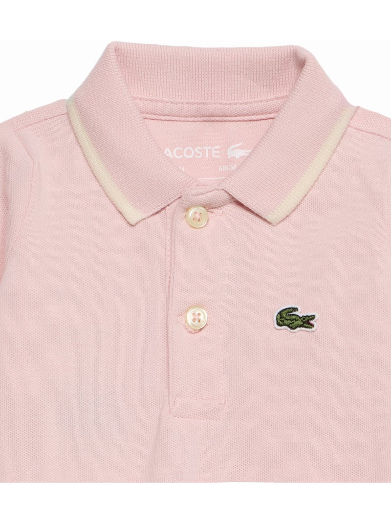 Tuta con collo a polo - lacoste Rosa chiaro - Kiabi