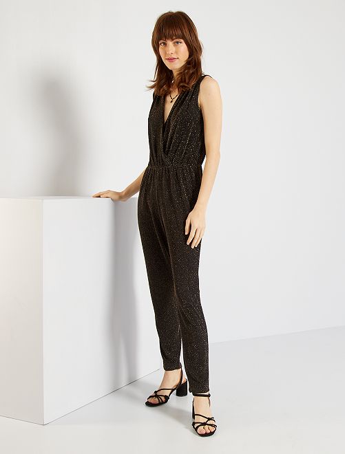 Tuta con pantaloni con paillettes - nero - Kiabi - 27.00€