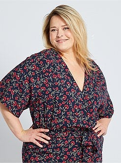 Tuta con pantaloni e scollo incrociato - Kiabi