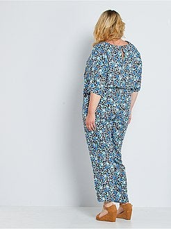 Tuta con pantaloni e scollo incrociato - Kiabi