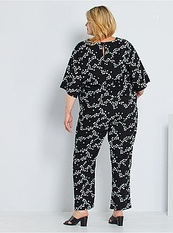 Tuta con pantaloni e scollo incrociato - Kiabi
