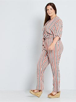 Tuta con pantaloni e scollo incrociato - Kiabi