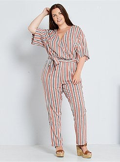 Tuta con pantaloni e scollo incrociato - Kiabi