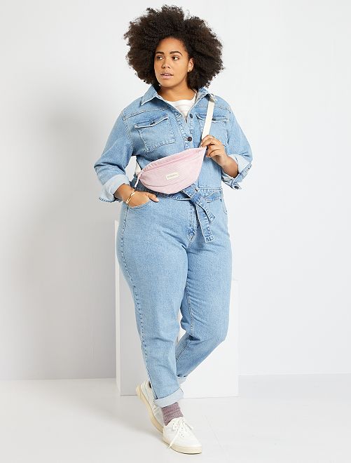 Tuta con pantaloni in denim - BLU - Kiabi - 35.00€
