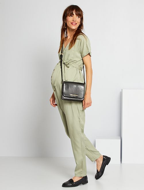 Tuta con pantaloni premaman - kaki chiaro - Kiabi - 25.00€