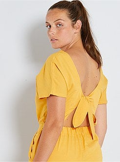 Tuta con pantaloni scollata dietro - Kiabi