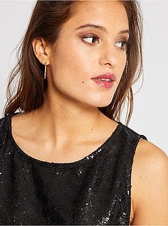 Tuta con top in paillettes - Kiabi