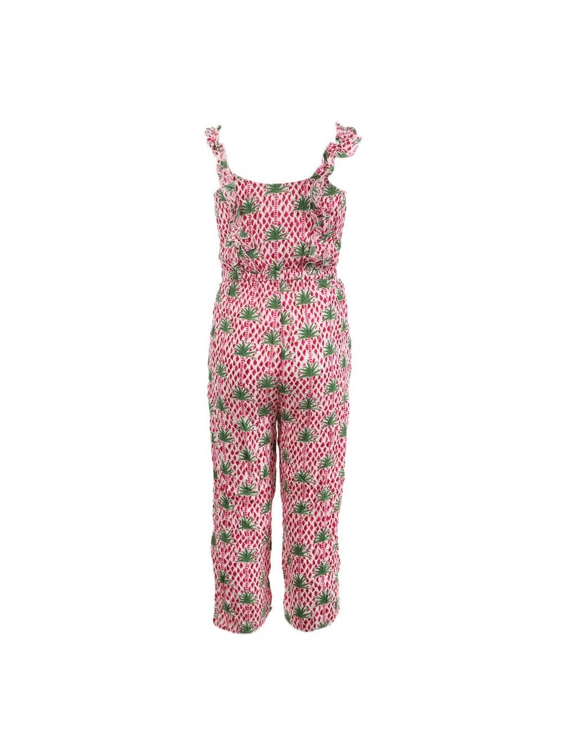 Tuta Corta Bambina Teddy Smith Stampa Verde - Kiabi