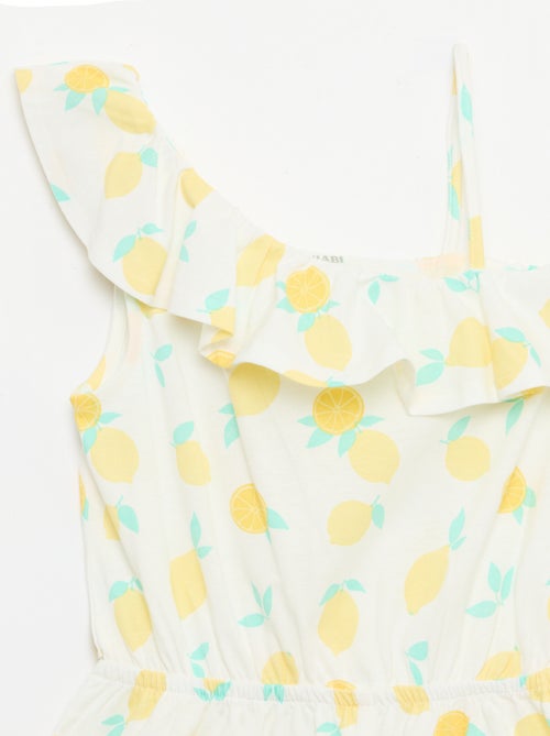 Tuta corta con scollo asimmetrico - Kiabi