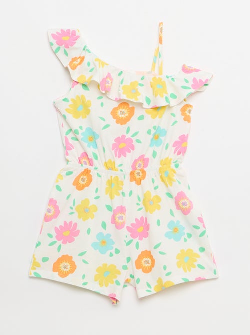 Tuta corta con scollo asimmetrico - Kiabi