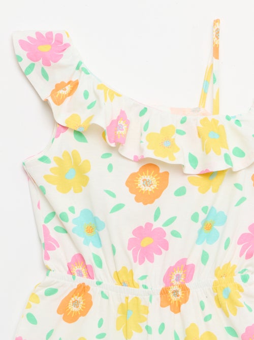 Tuta corta con scollo asimmetrico - Kiabi