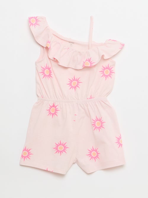 Tuta corta con scollo asimmetrico - Kiabi