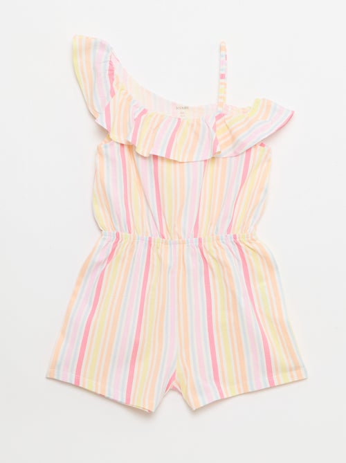 Tuta corta con scollo asimmetrico - Kiabi