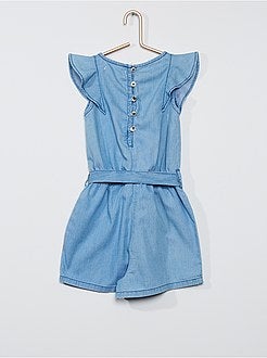 Tuta corta con volant - Kiabi