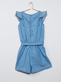 Tuta corta con volant - Kiabi