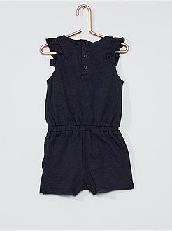 Tuta corta con volant - Kiabi