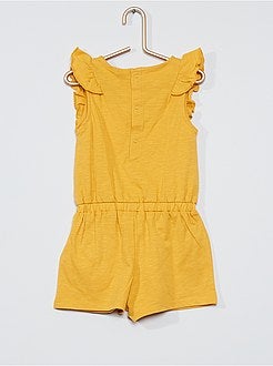 Tuta corta con volant - Kiabi