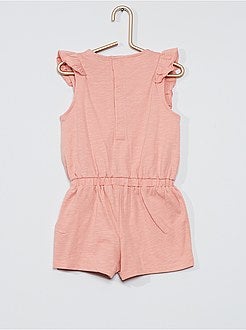 Tuta corta con volant - Kiabi