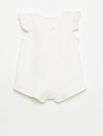 Tuta corta in baby Terry