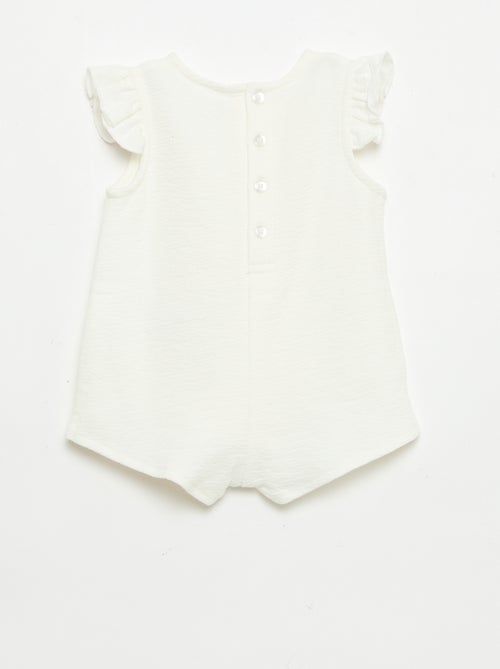 Tuta corta in baby Terry - Kiabi