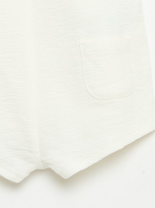 Tuta corta in baby Terry - Kiabi