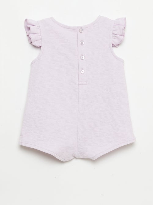 Tuta corta in baby Terry - Kiabi