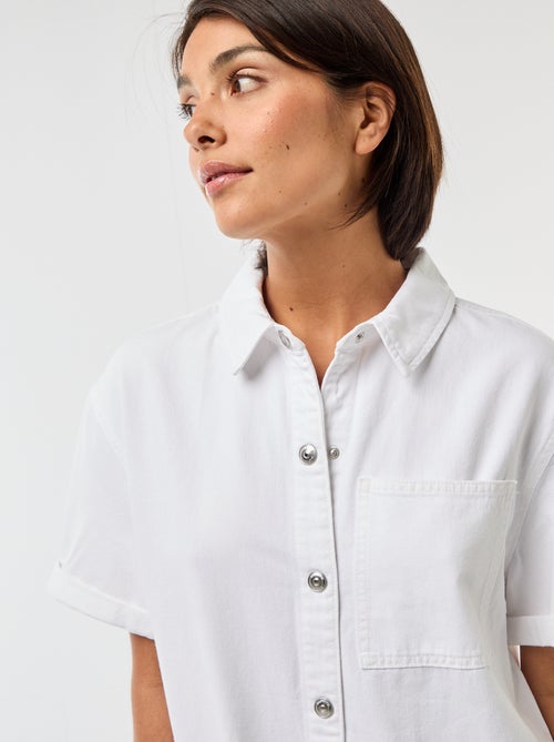 Tuta corta in jeans - Kiabi