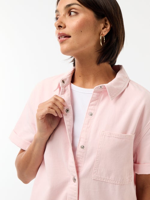 Tuta corta in jeans - Kiabi