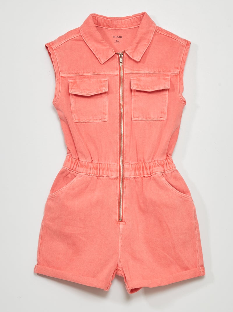 Tuta Ragazza Salopette Corta Per Ragazza Tuta Estate In Cotone