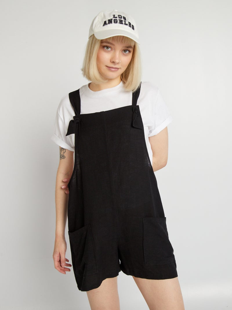 Salopette Estiva Ragazza Sywiyi - Tuta Corta In Cotone Con Bretelle Per Bambina - Foto 8