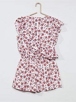 Tuta corta in maglia stretch - Kiabi