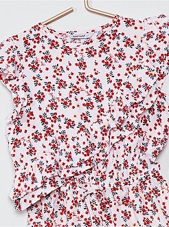 Tuta corta in maglia stretch - Kiabi