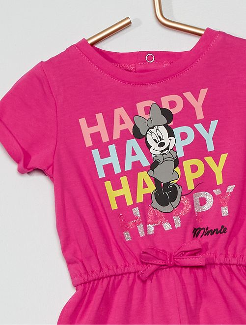 Tuta corta 'Minnie' - fucsia - Kiabi - 13.00€