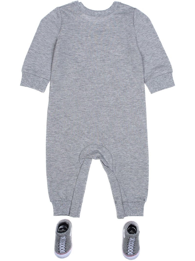 Tuta da infilare - Converse Grigio - Kiabi