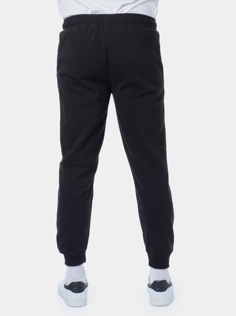 Tuta da jogging in maglia piqué Nero - Kiabi