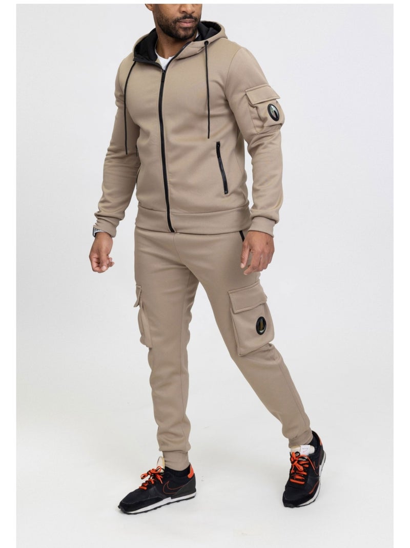 Tuta da jogging Kebello Beige - Kiabi