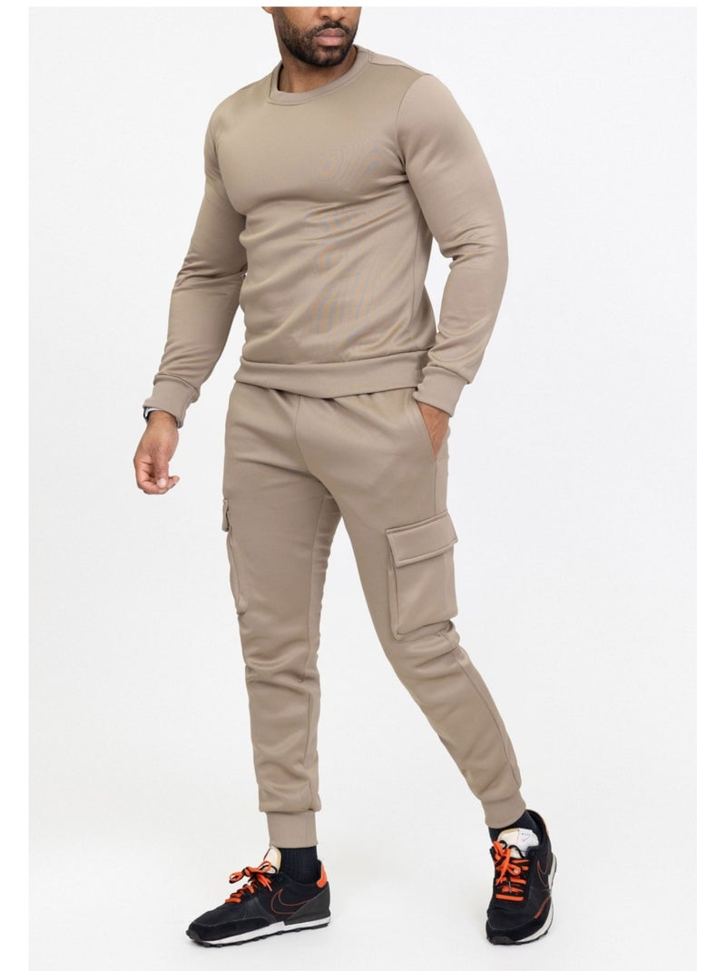 Tuta da jogging Kebello Beige - Kiabi